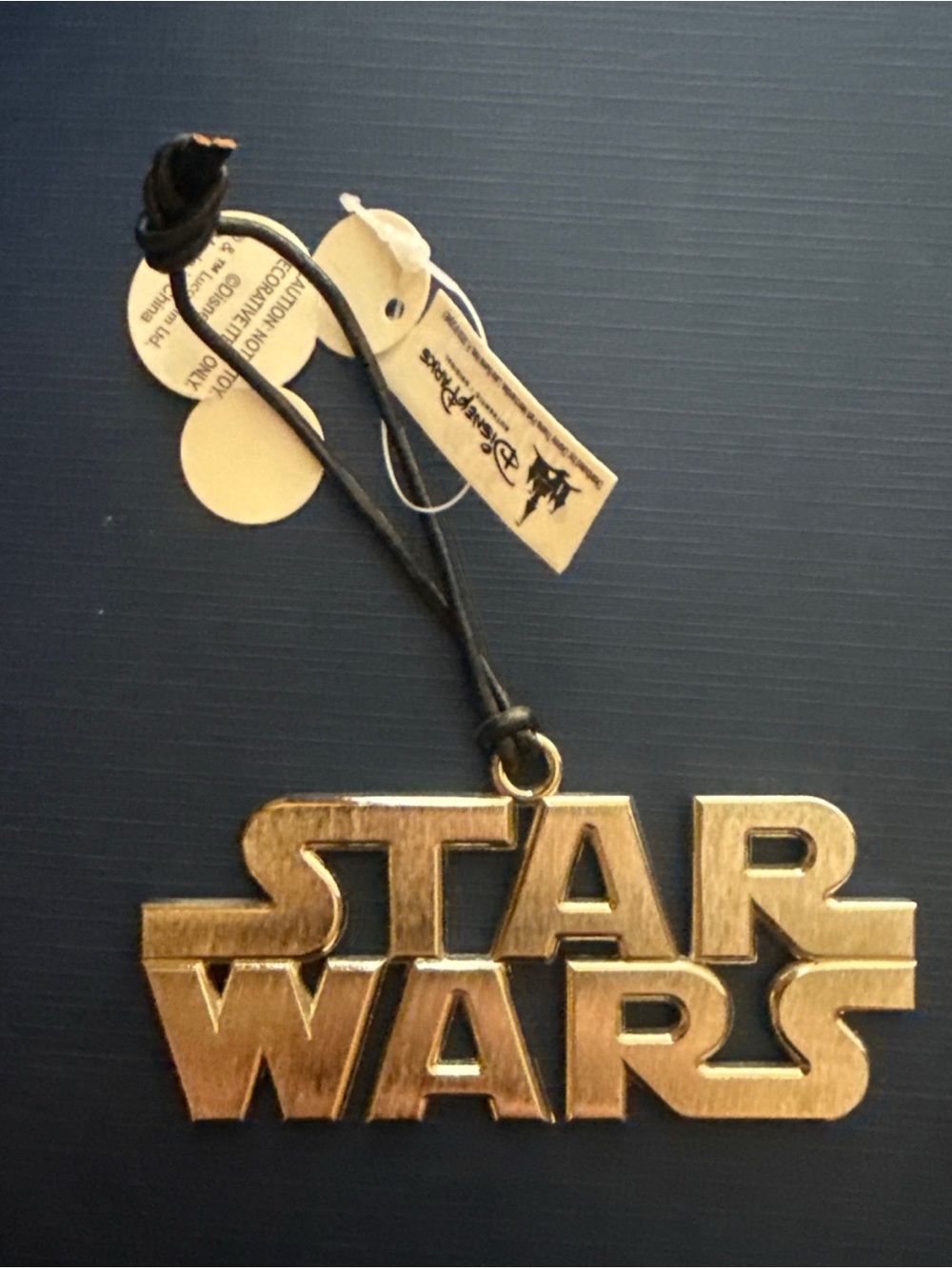 Disney Gold Star Wars Hanging Ornament